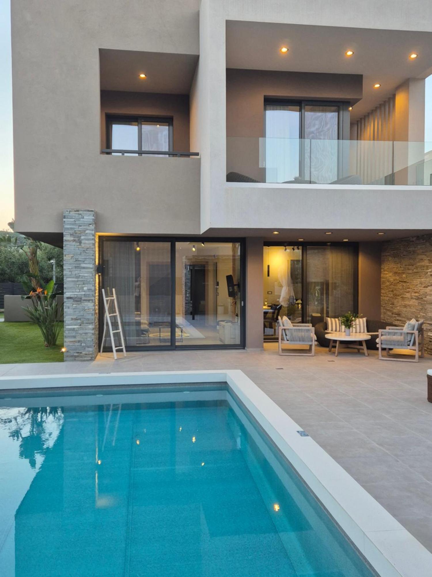 Aguacate Glafki With Heated Private Swimming Pool Villa Tsilivi  Exterior photo